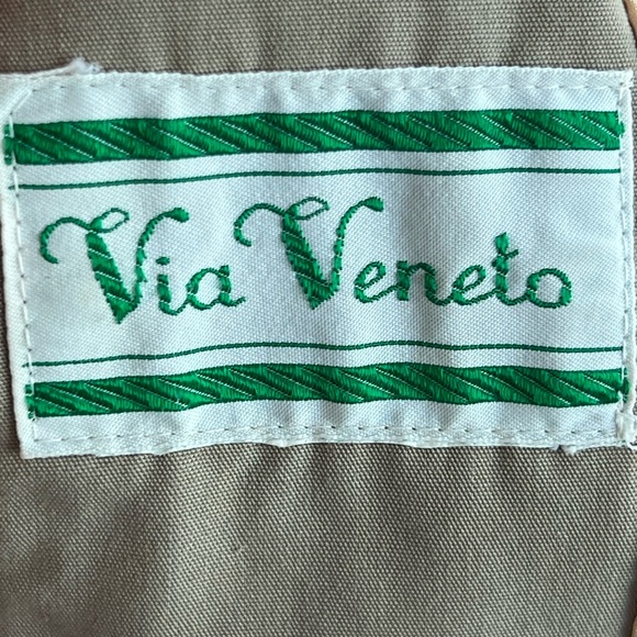 Via Veneto Italian -design Trench,cotton-blend Barn Coat Academic Office - Picture 4 of 9